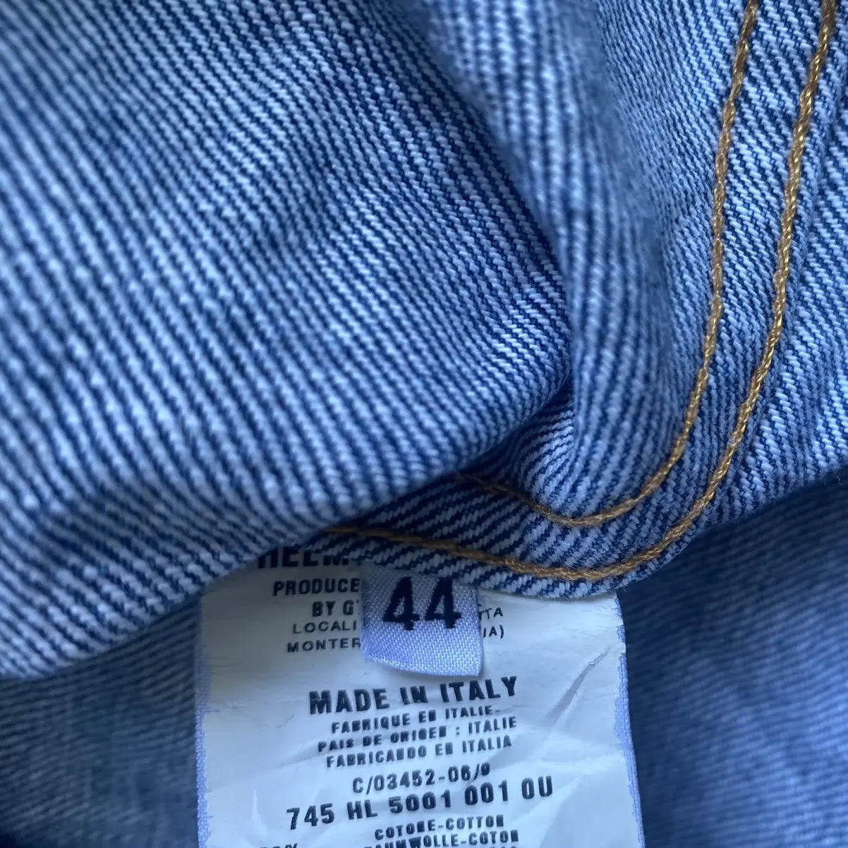 Helmut Lang - Archive Faded Classic Jacket