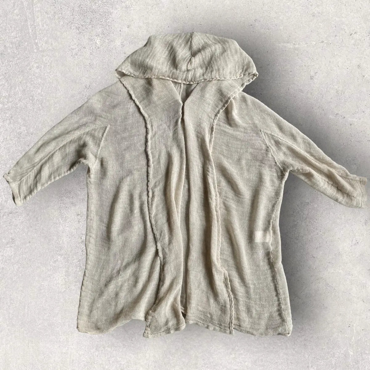 Yohji Yamamoto - Y’s Linen Blend Oversized Hoodie