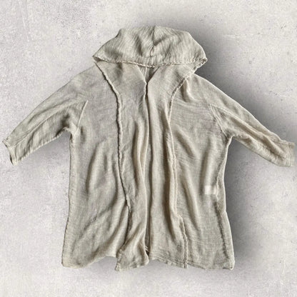 Yohji Yamamoto - Y’s Linen Blend Oversized Hoodie