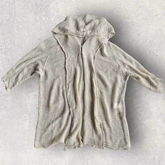 Yohji Yamamoto - Y’s Linen Blend Oversized Hoodie