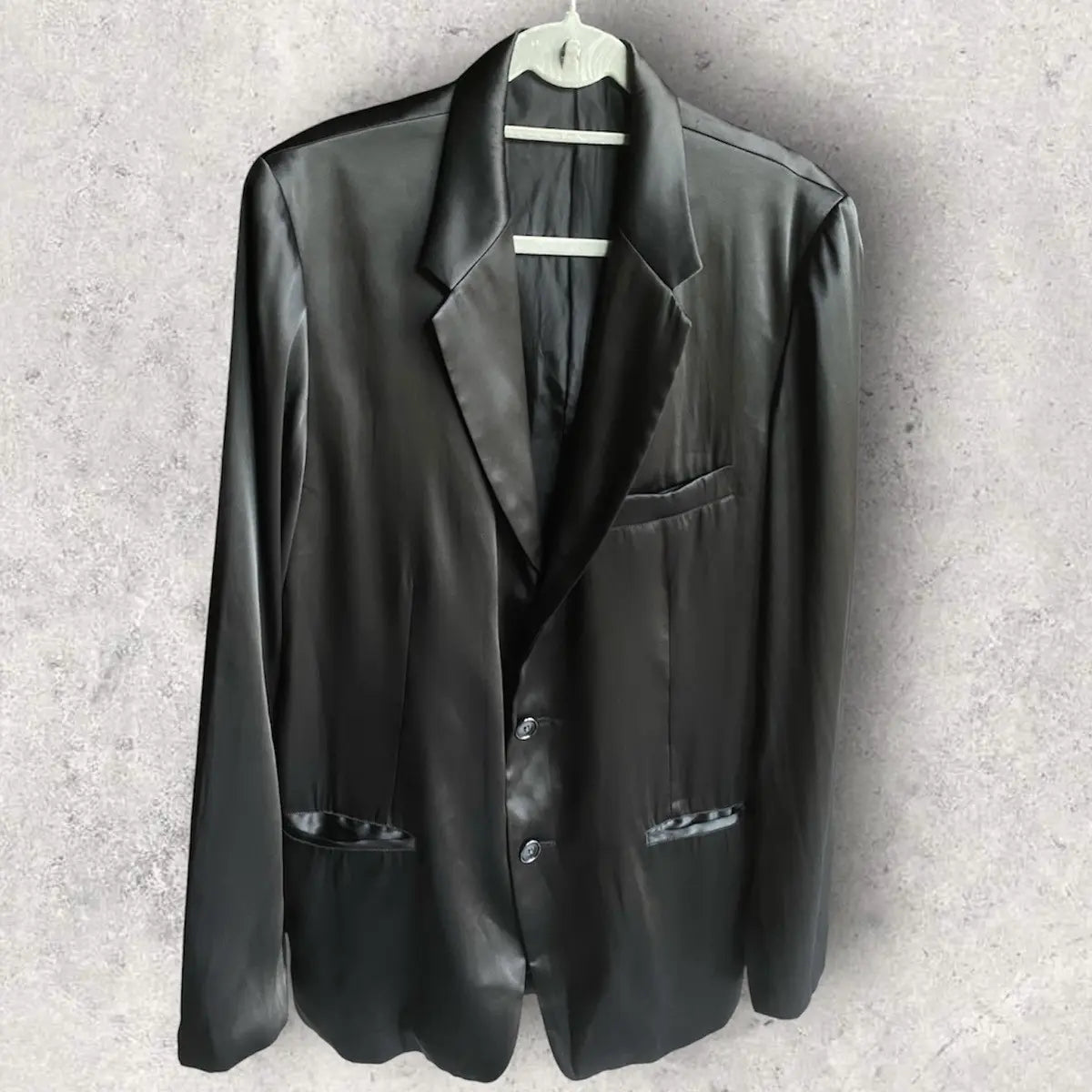 Yohji Yamamoto - AW98 Black Shiny Blazer “Dolls Movie”