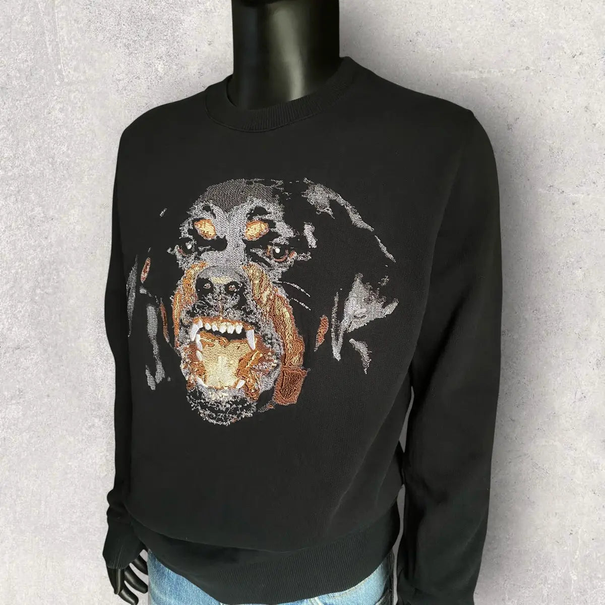 Givenchy - Fall15 Rottweiler Embroidered Oversize Sweater