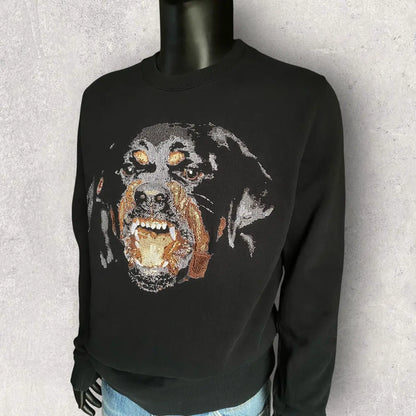 Givenchy - Fall15 Rottweiler Embroidered Oversize Sweater