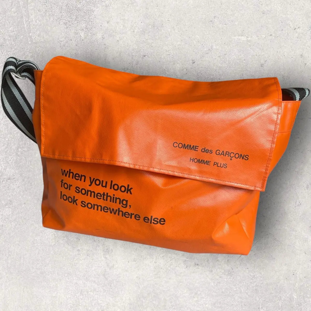 Comme des Garcons - Comme des Garcons Homme Plus  Orange PVC Crossbody Bag