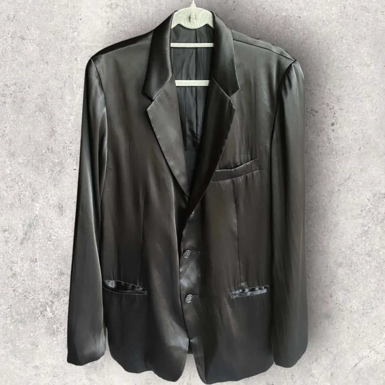 Yohji Yamamoto - AW98 Black Shiny Blazer “Dolls Movie”