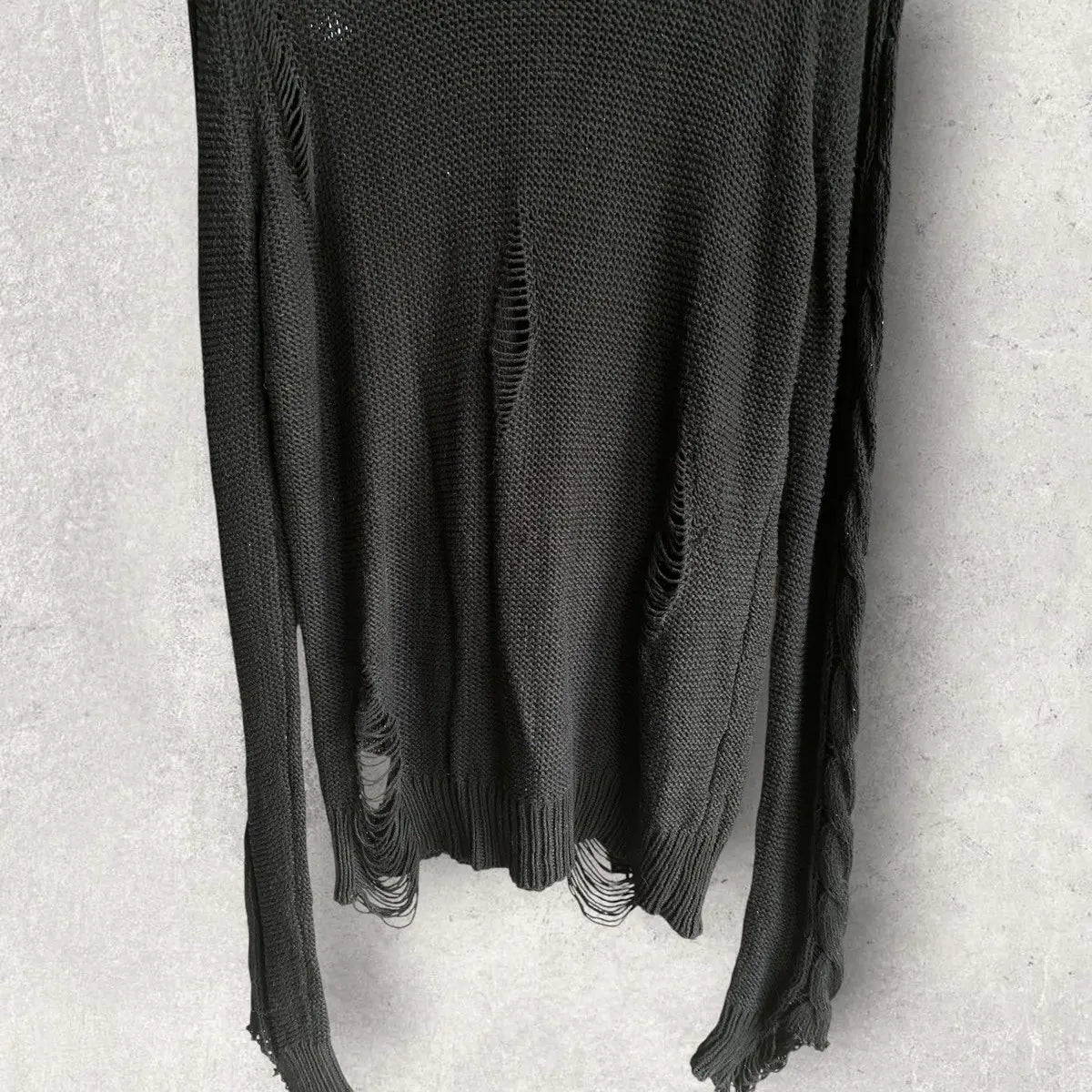 Undercover - AW05 Art And Craft Distressed Sweater