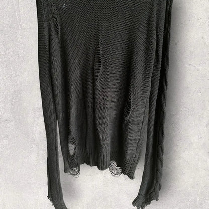 Undercover - AW05 Art And Craft Distressed Sweater