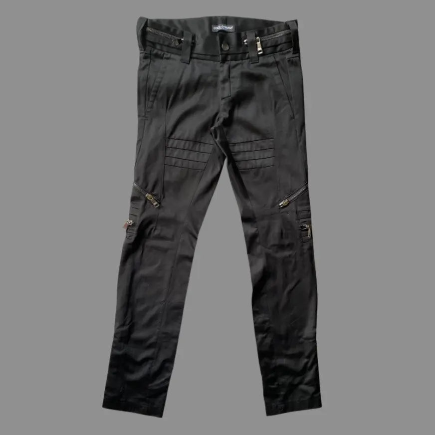 Dolce & Gabbana - SS08 Archive Zip Biker Pants