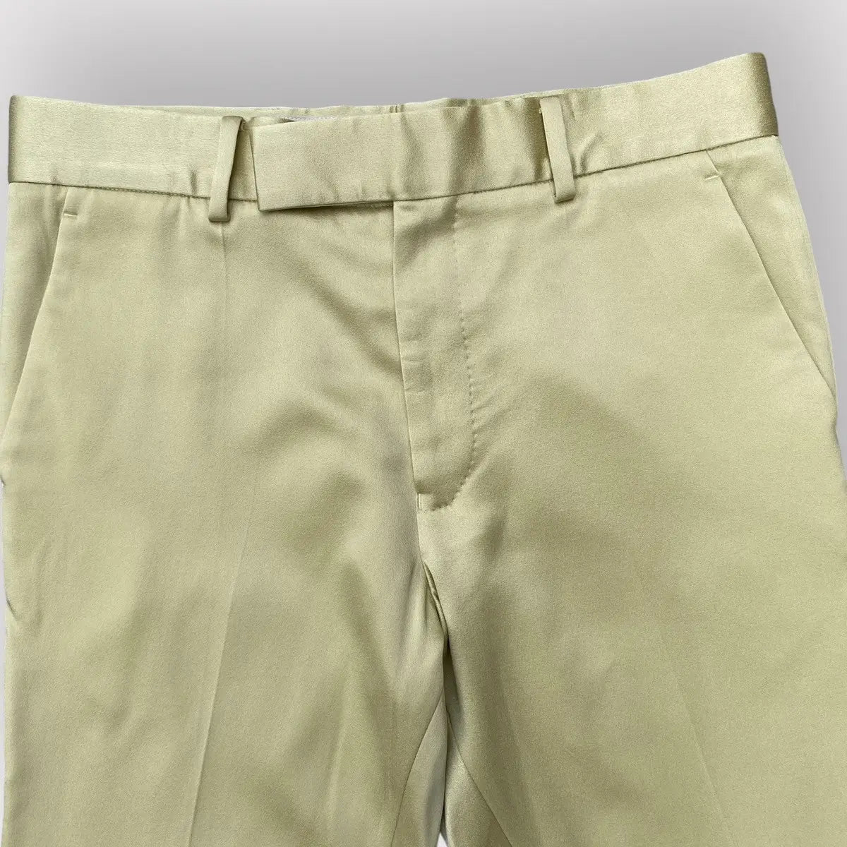 Haider Ackermann - Shiny Yellow Cropped Pants