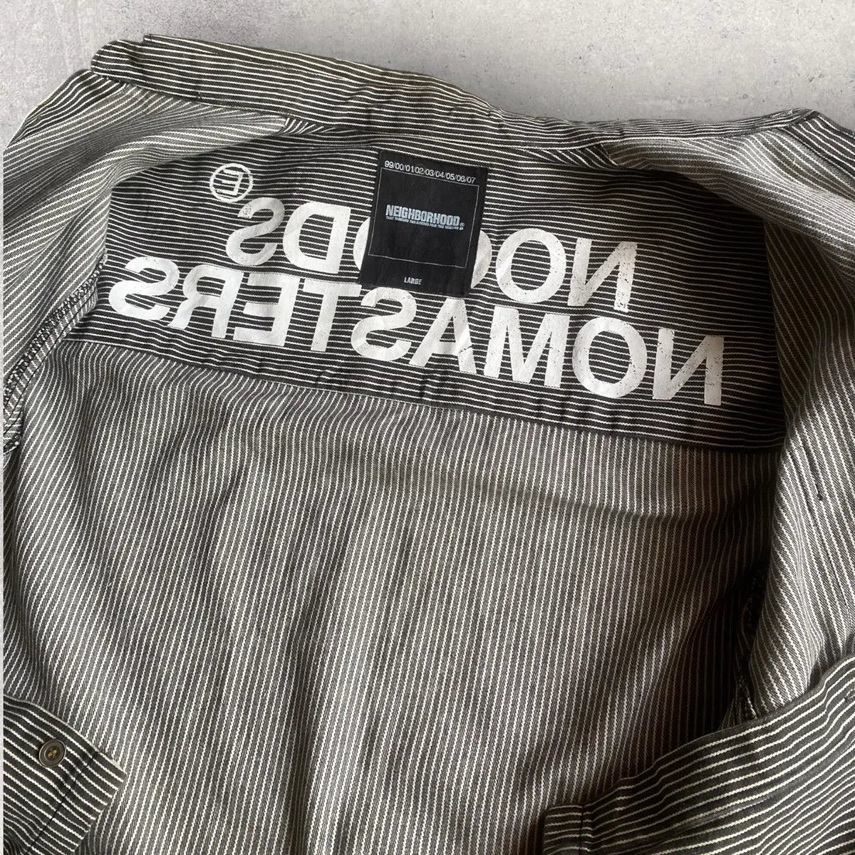 Neighborhood - Vintage 2002 No God No Master Hickory Shirt Jacket