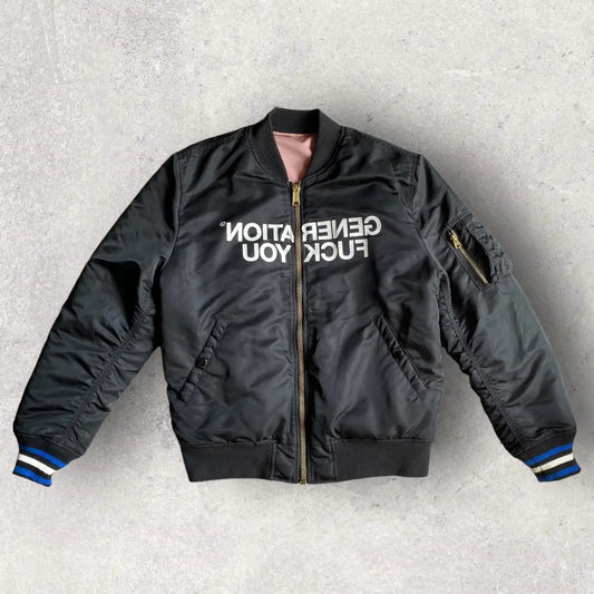 Supreme × Undercover : AW16 Generation Fuck You MA1 Bomber Jacket
