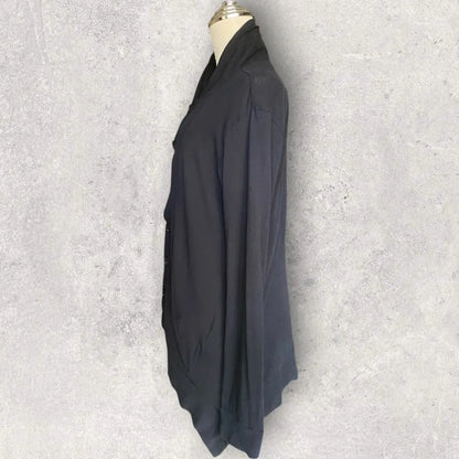 Ann Demeulemeester - 2000’s Asymmetric Jersey Cotton Jacket