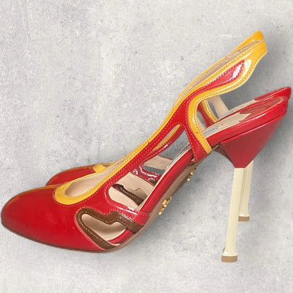Prada - SS12 Red Patent Heels