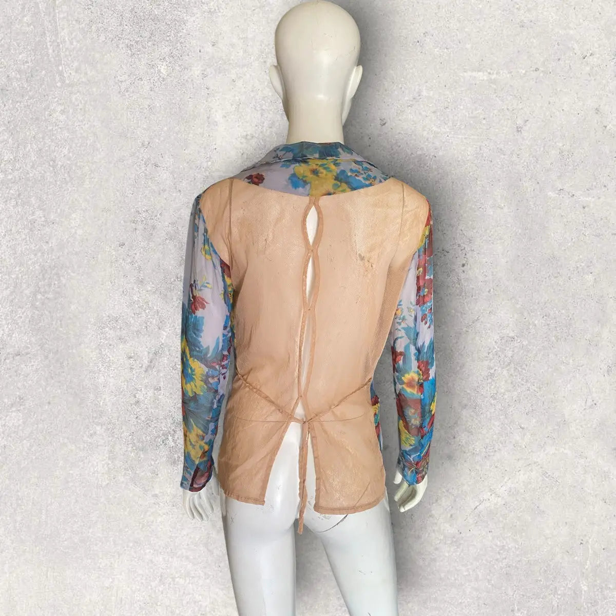 Dries Van Noten - Archive Runway SS01 Floral Silk Blazer
