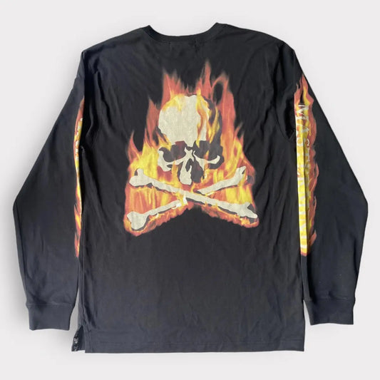 Mastermind Japan - SS21 New With Tag Flame Skull Logo Sweatshirt