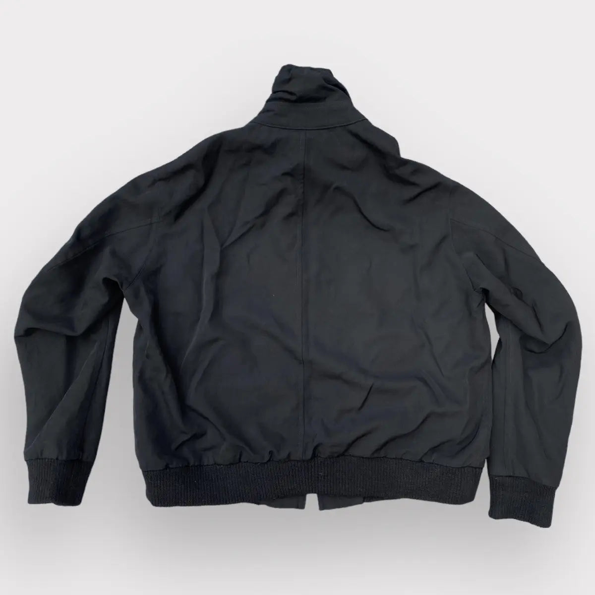 Yohji Yamamoto - Vintage Fall95 Wool Gabardine Shrunken Collar Bomber
