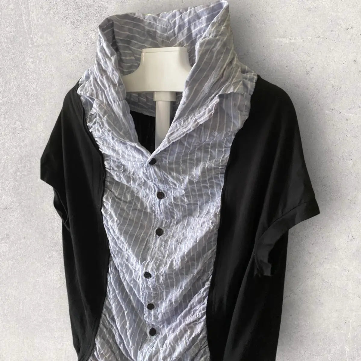 Yohji Yamamoto - Y’s Scrunch Cut And Sew Shirt