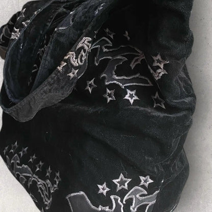 Undercover - AW02 “Witches Cell”Velour Tote Bag