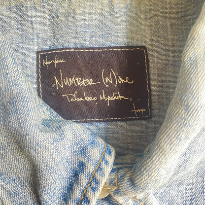 Number (N)ine - AW05 The High Street Dart Western Denim Shirt