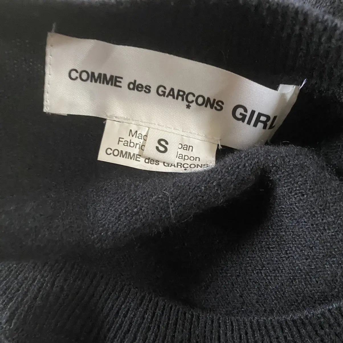 Comme des Garcons - Bow Embroidered Oversize Sweater