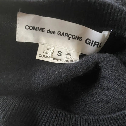 Comme des Garcons - Bow Embroidered Oversize Sweater