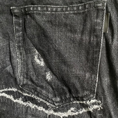 Saint Laurent Paris - Fall 18 Black Wash Distressed Jeans