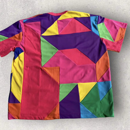 Comme des Garcons - SS2024 Runway Patchwork Multi Color Oversize T Shirt