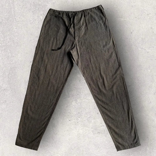 Yohji Yamamoto - Y’s For Men Herringbone Relax Drawstring Pants