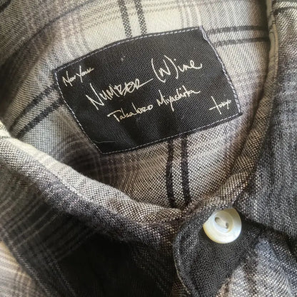 Number (N)ine - SS07 Plaid Rayon Western Shirt