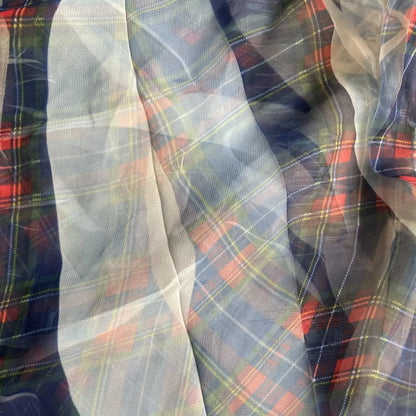 Yohji Yamamoto - Y’s Tartan Print Top