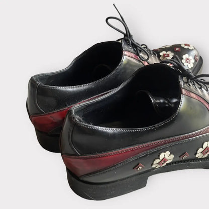 Prada - FW12 Runway Floral applique’ Shoes