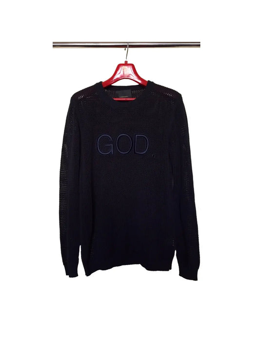 Undercover - SS14 GOD DOG Embroidered Pants + God Dog Knit Sweater