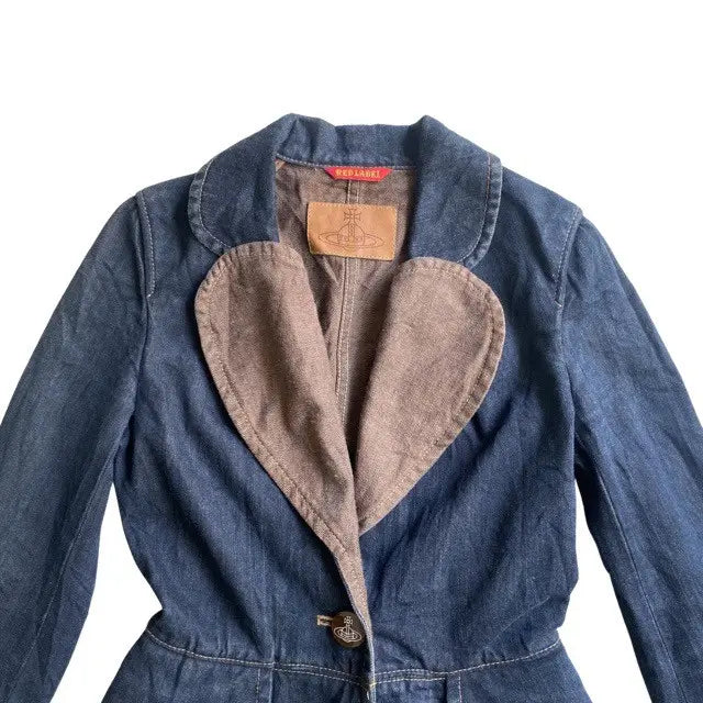 Vivienne Westwood - Heart Denim Blazer