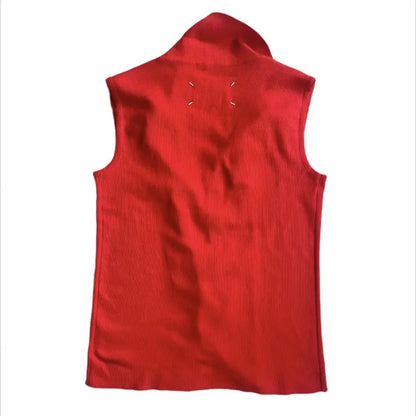 Maison Margiela - SS07 Artisanal Wool Sleeveless Blazer