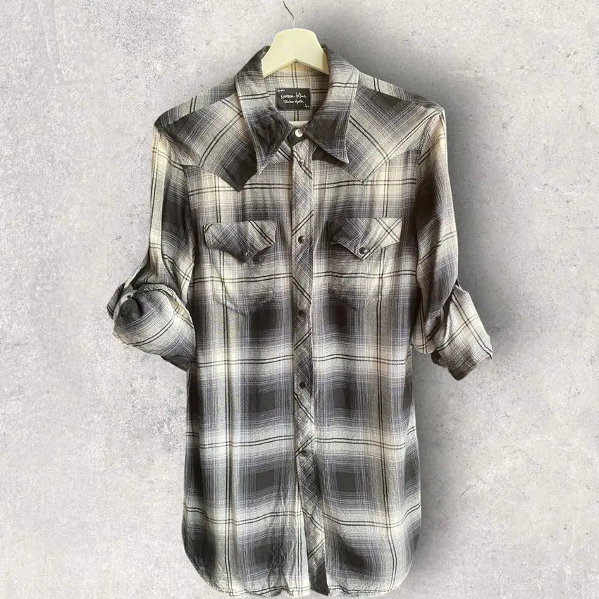 Number (N)ine - SS07 Plaid Rayon Western Shirt