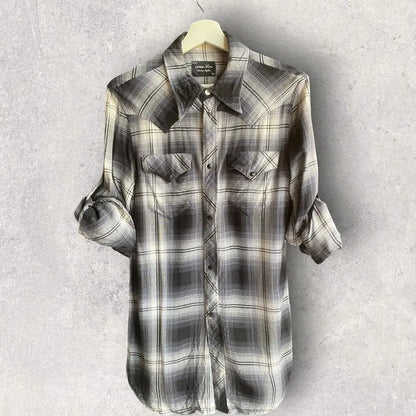Number (N)ine - SS07 Plaid Rayon Western Shirt