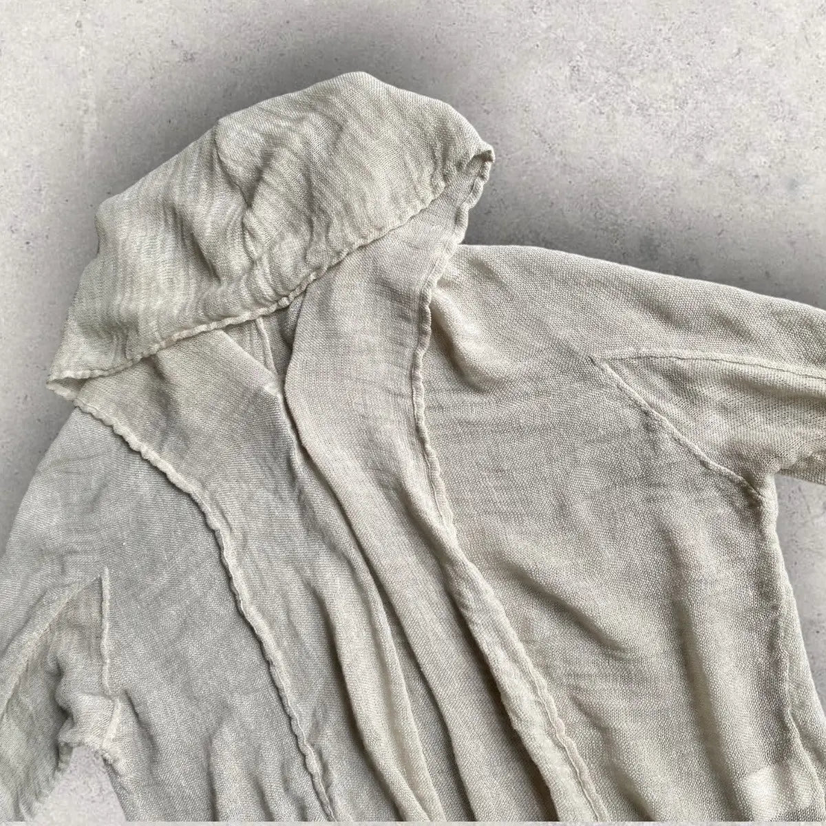 Yohji Yamamoto - Y’s Linen Blend Oversized Hoodie