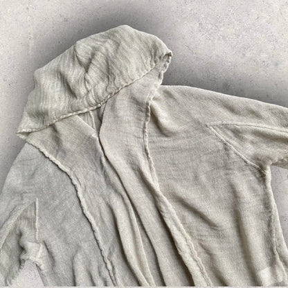 Yohji Yamamoto - Y’s Linen Blend Oversized Hoodie