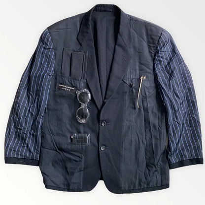 Comme des Garcons Homme Plus : Vintage AW90 Runway Oversize Inside Out Blazer