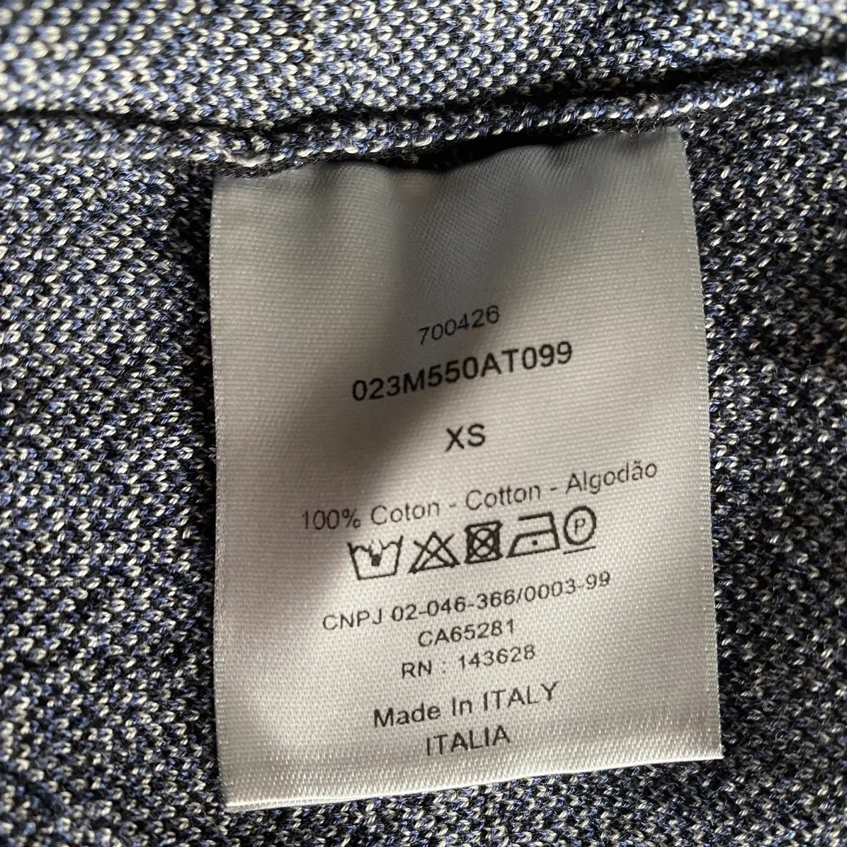 Dior - SS20 Oblique Cotton Jacquard Shirt