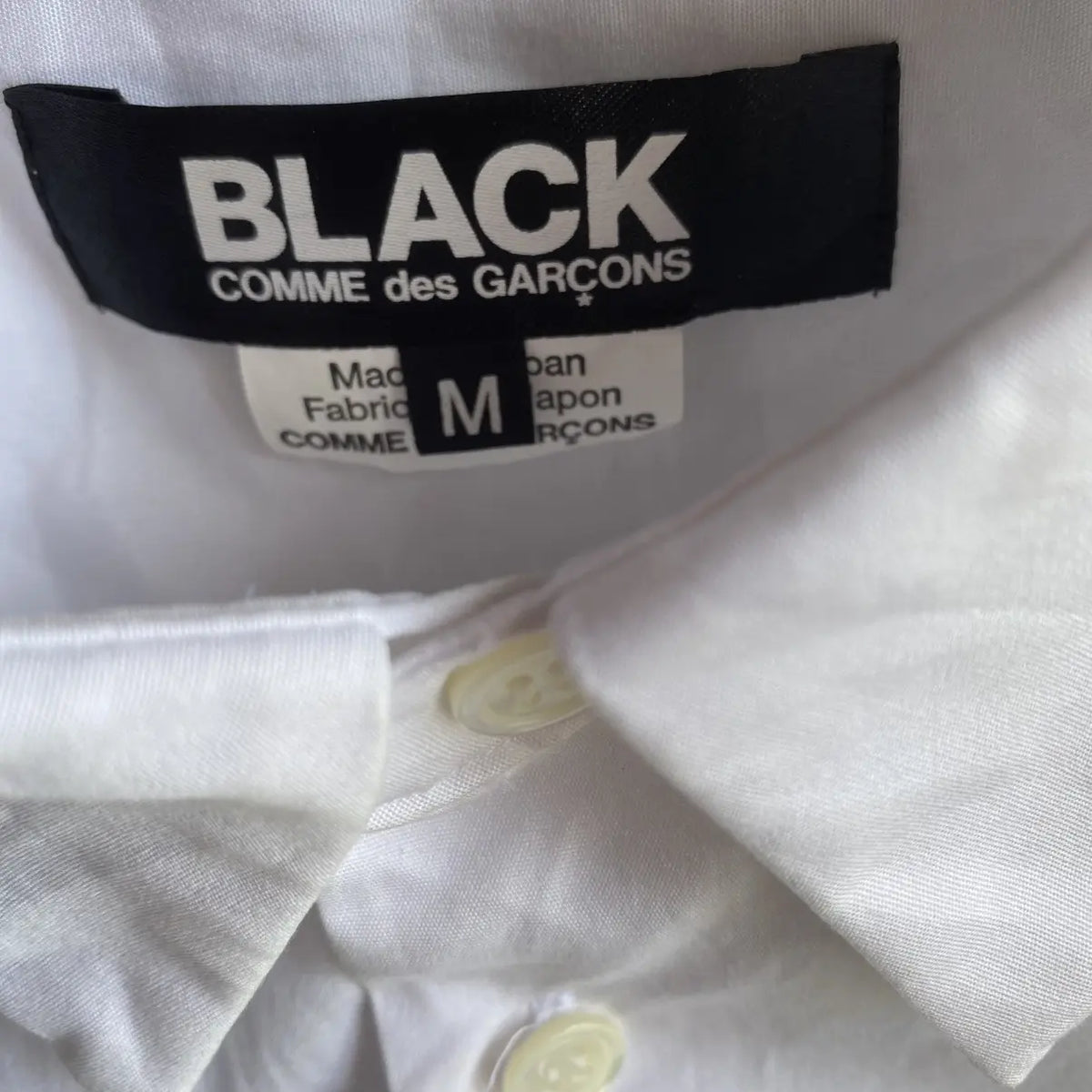 Comme des Garcons - Fall21 Black CDG Side Zip Long Shirt
