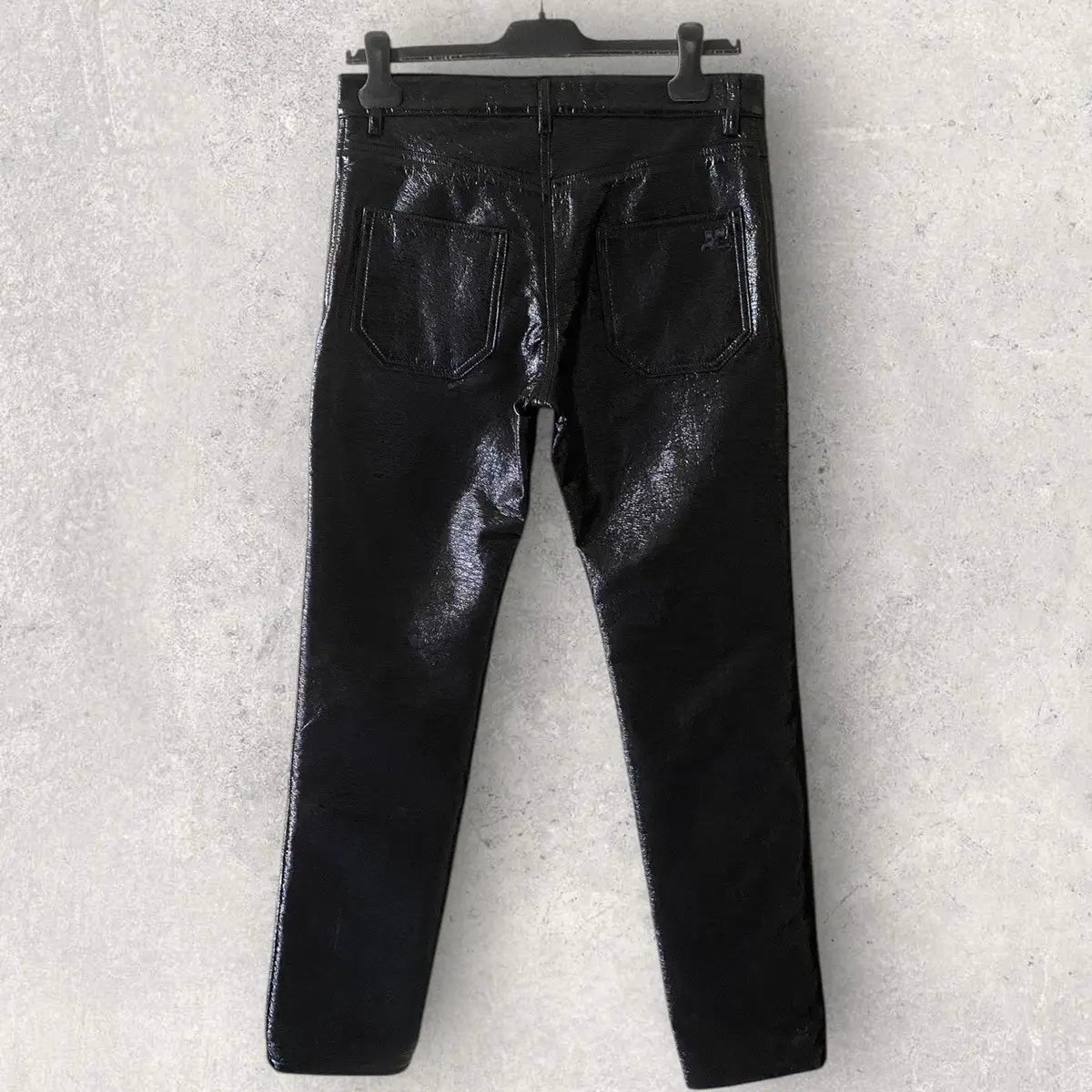 Courreges - NWT Re Edition 5 Pocket Black Vinyl Pants