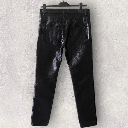 Courreges - NWT Re Edition 5 Pocket Black Vinyl Pants