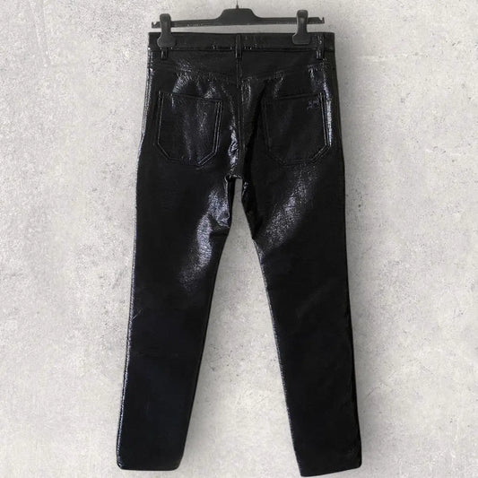 Courreges - NWT Re Edition 5 Pocket Black Vinyl Pants