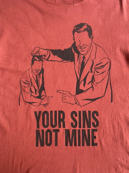 Undercover - Your sins not mine t shirt