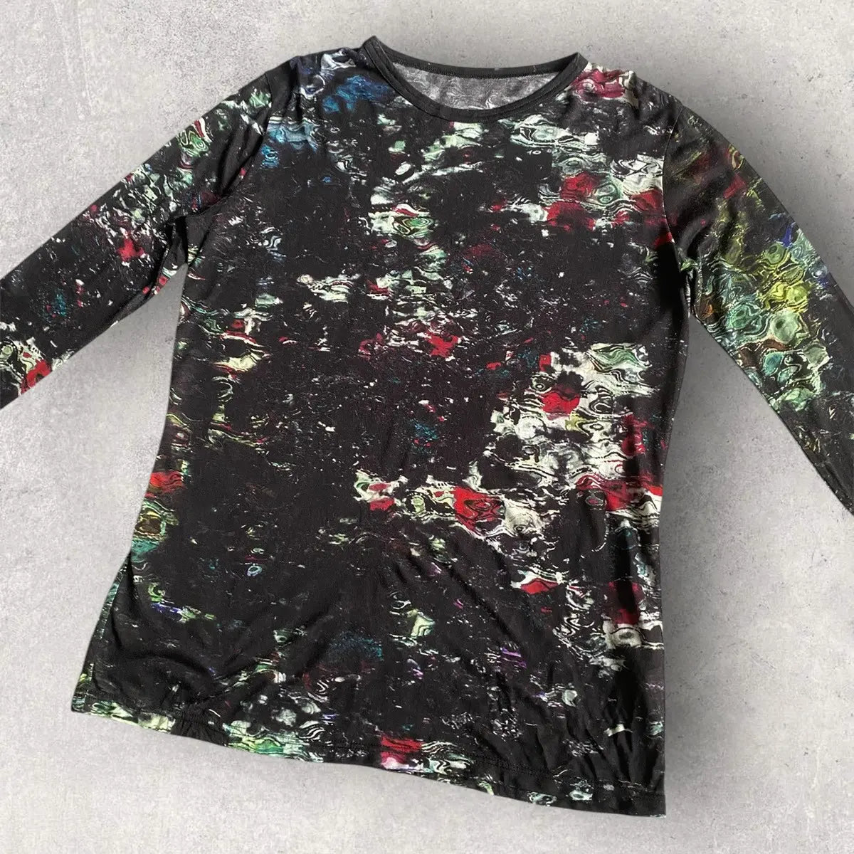 Yohji Yamamoto - Noir AW20-21 Psychedelic Oversize L/S