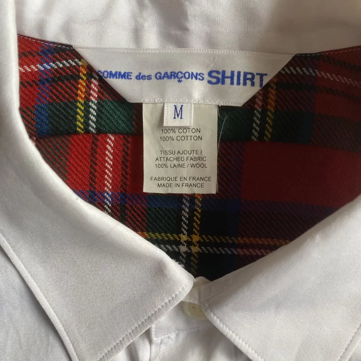 Comme des Garcons - CDG Shirt Back Red Tartan Panel
