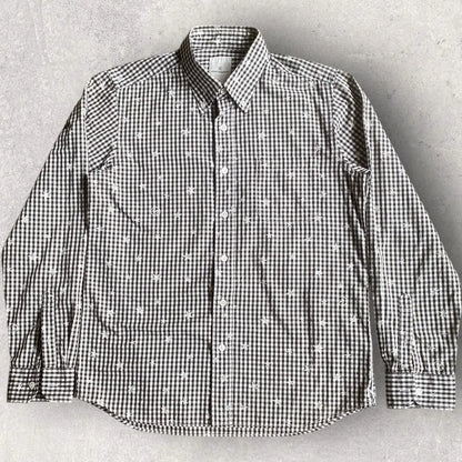 Hiroshi Fujiwara × Sophnet. × Uniform Experiment - Star Blk/Wht Plaid Shirt