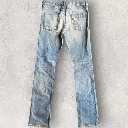 N.Hoolywood - Distress Bootcut Stretch Denim