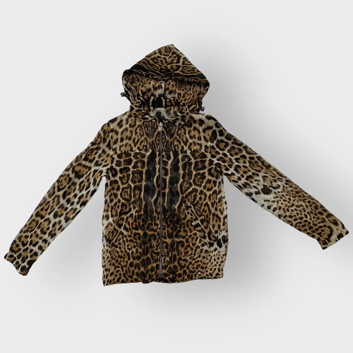 Saint Laurent Paris - Tom Ford × Yves Saint Laurent  SS02 Sheer Mesh Zip Hoodie Jacket